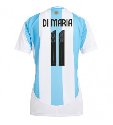 Argentina Angel Di Maria #11 Hemmatröja Kvinnor Copa America 2024 Kortärmad